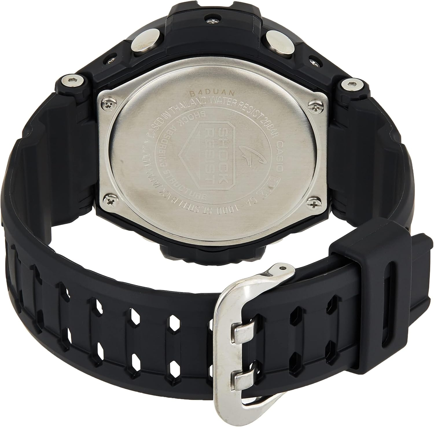 G-Shock CASIO Men'S G-Shock Gravity Analog and Digital Watch, Red/Black/White Dial, Black Band image number 6