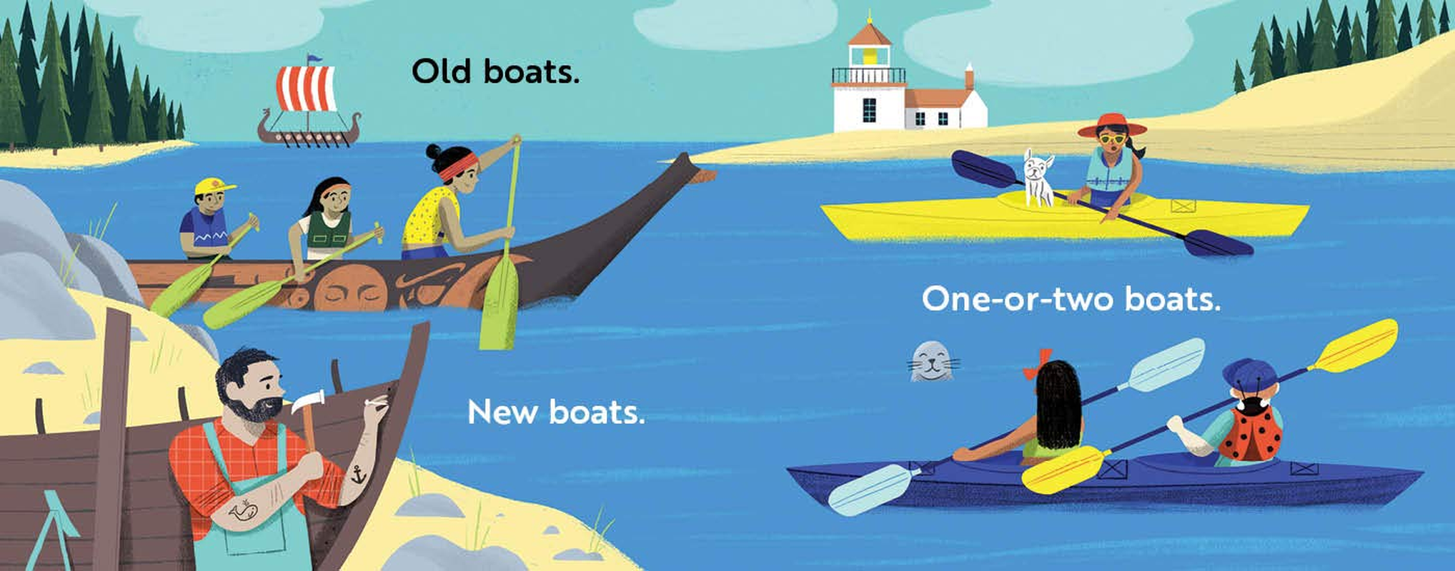 Go, Boats, Go!: Stocking Stuffer for Babies and Toddlers image number 5