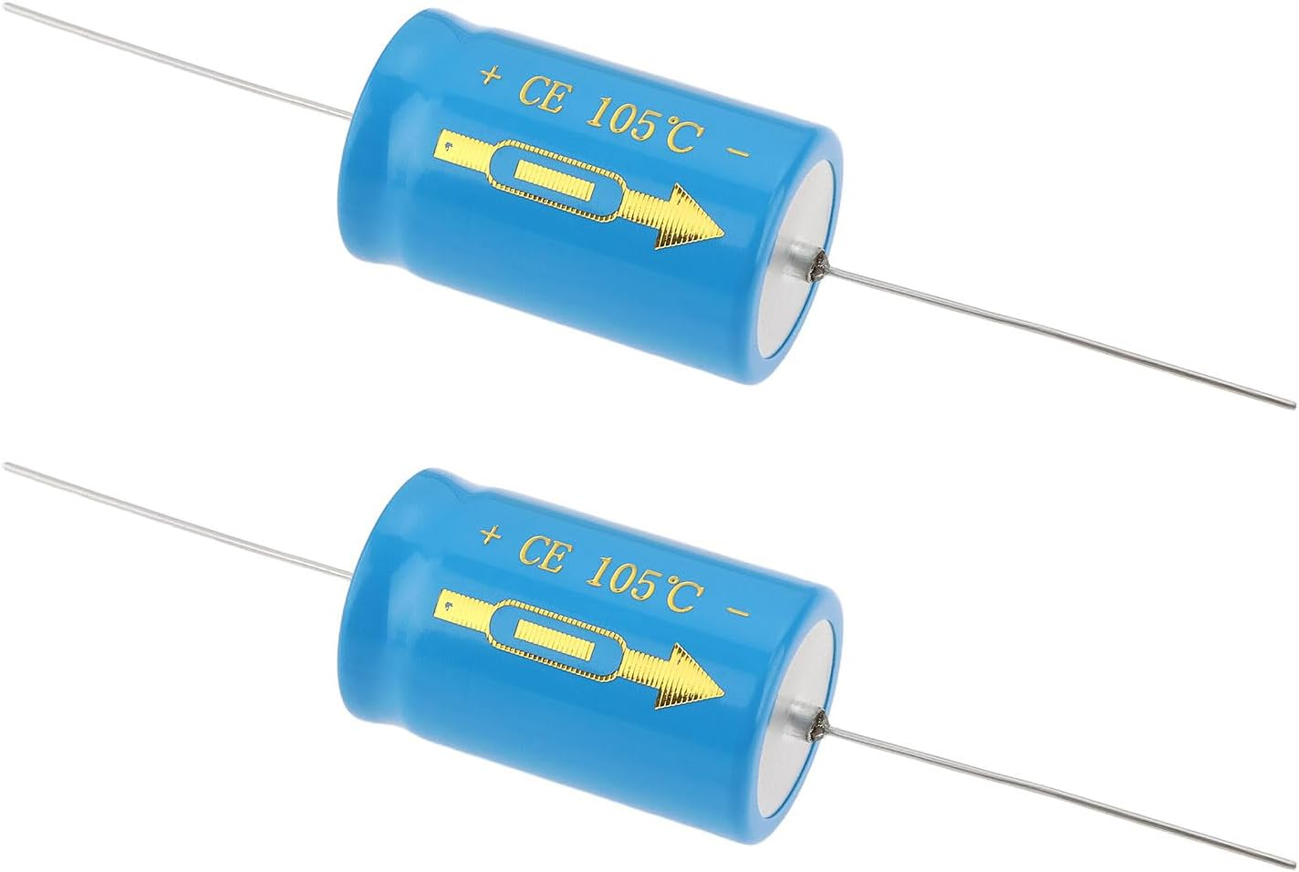 Emagtech 2Pcs Axial Electrolytic Capacitor 2200UF 63V for Host Air Conditioner 22X36Mm image number 4