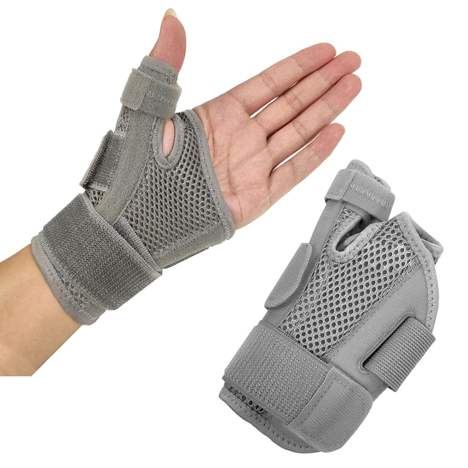 Thumb Brace & Wrist Support, Ergonomic Thumb Splint Spica with Wrist Brace for Arthritis, De Quervains Tenosynovitis, CMC Joint, Tendonitis - Right/Left Hand - 1 Piece image number 4