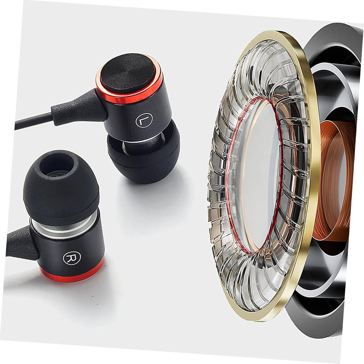 Gadpiparty Type-C USB C Earphones Wired In-Ear Earbuds with Microphone Bass Control Compatible with Type-C Smartphones and Laptops for Music and Calls image number 3