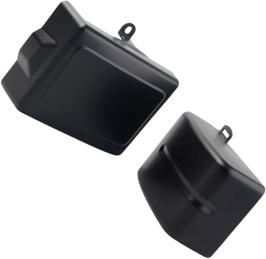 Side Battery Covers Compatible with Harley Dyna Low Rider FXDL, Fat Bob FXDF, Street Bob FXDB, Super Glide FXD, Wide Glide FXDWG, Switchback FLD 2006-2017 Matte Black image number 2