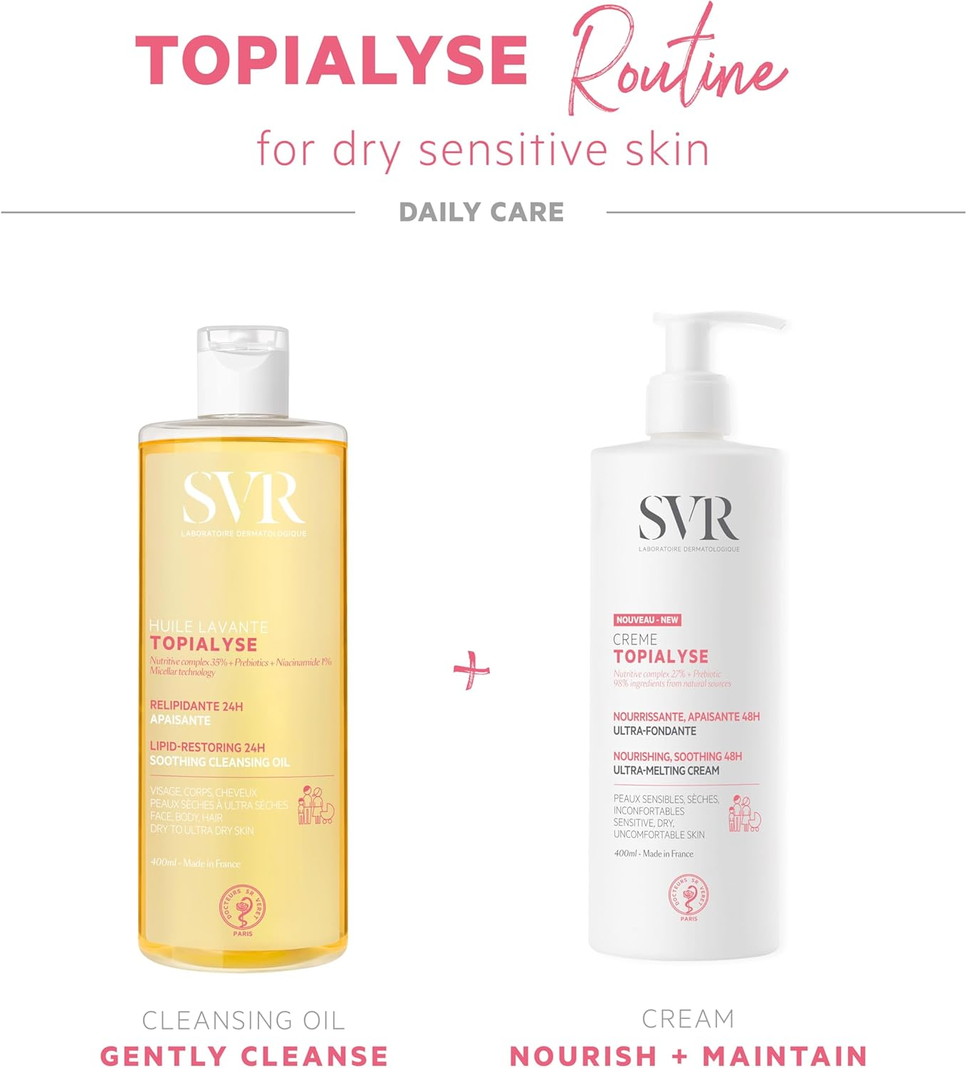 TOPIALYSE Micellar Cleansing Oil 400Ml image number 3