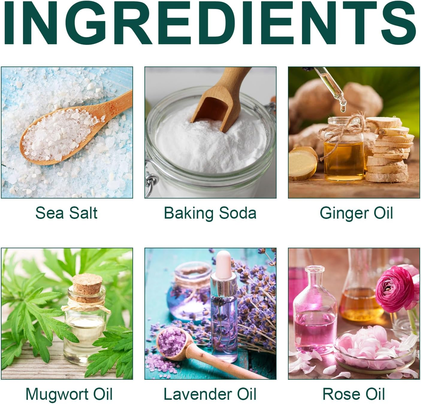 Foot Soak Tablets for Tired Feet Relaxation with Sea Salt and Plant Essential Oils Moisturizing Softening Care for Home Spa Bath image number 1