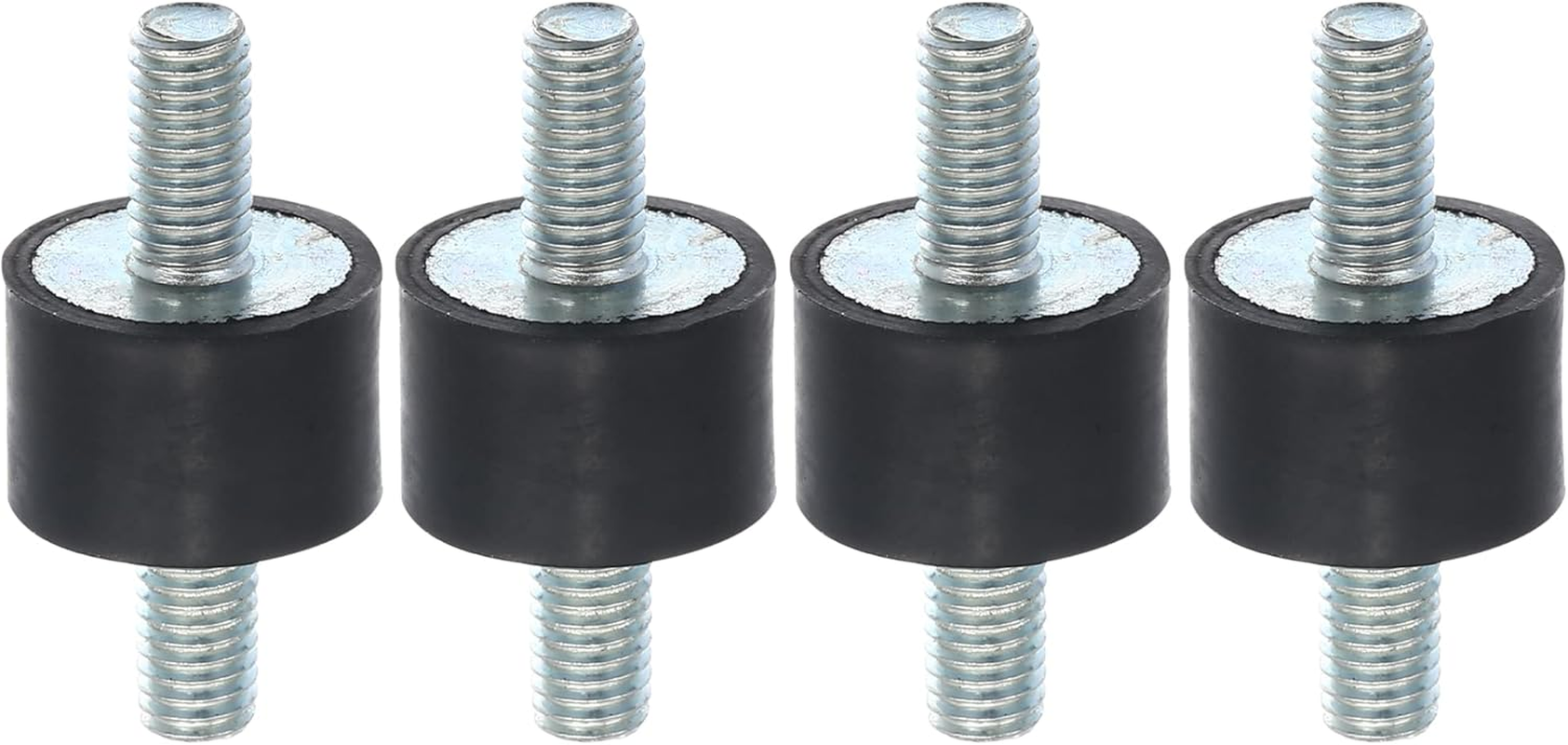 X AUTOHAUX 4Pcs M5 Car anti Vibration Rubber Isolator Damper 15X10Mm Rubber Bobbin Mount Shock Absorb Mounts for Compressors VV Engines
