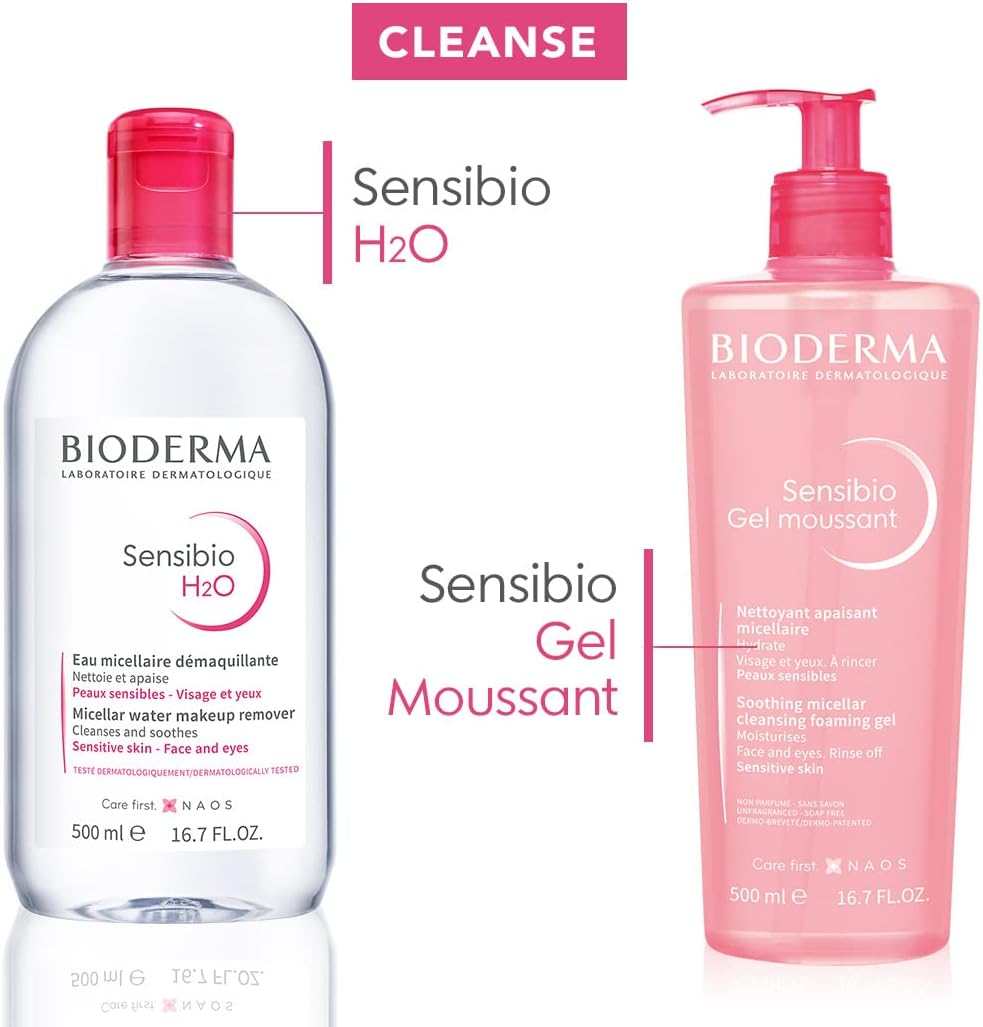 Bioderma - Sensibio H2O - Micellar Water Makeup Remover, 33.4 Fl Oz image number 3