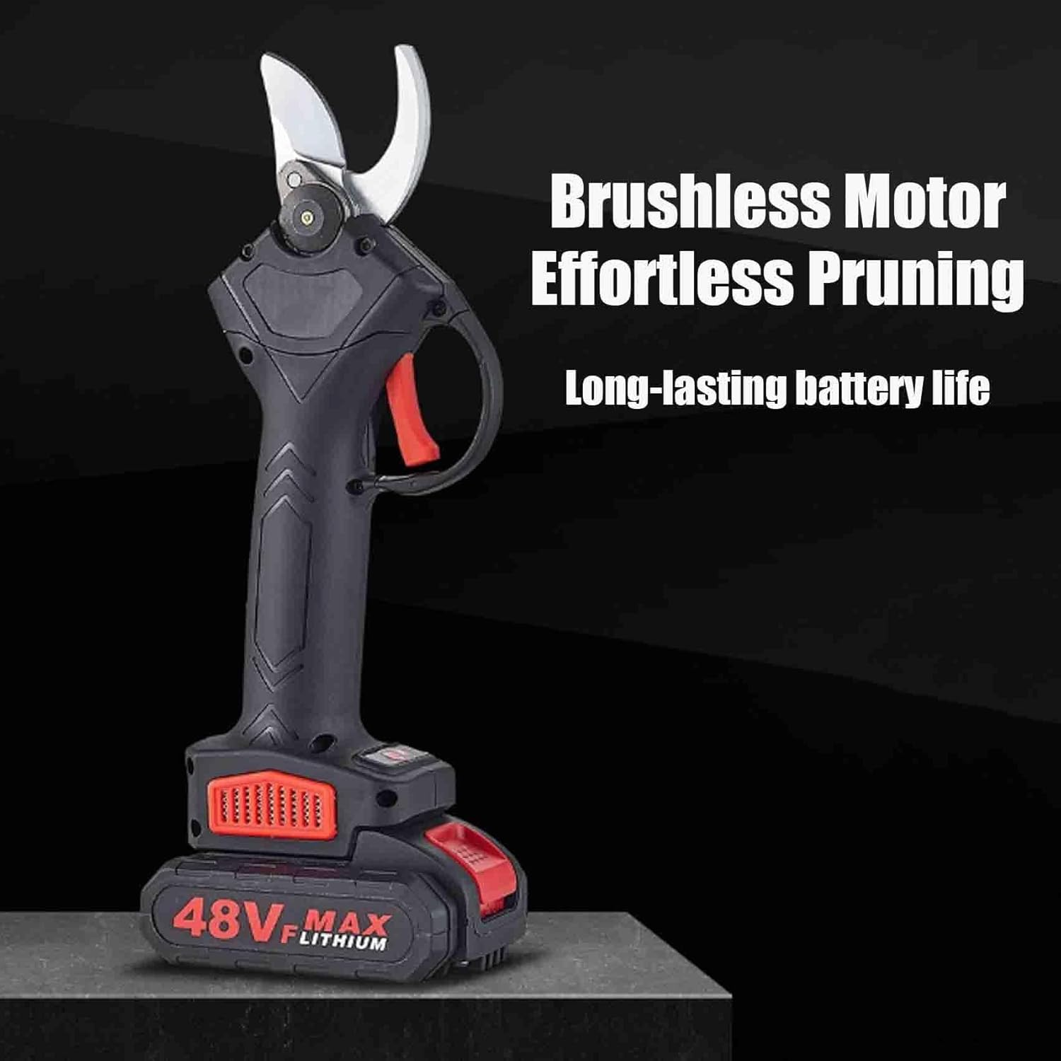 Tacsaw Power Shears,2025 Upgraded Electric Pruning Shears for Gardening,1.2" Cutting Diameter Cordless Pruner for Gardening, through Every Cut with Ease,For Trees,Shrubs & Landscaping (1 * Battery) image number 4