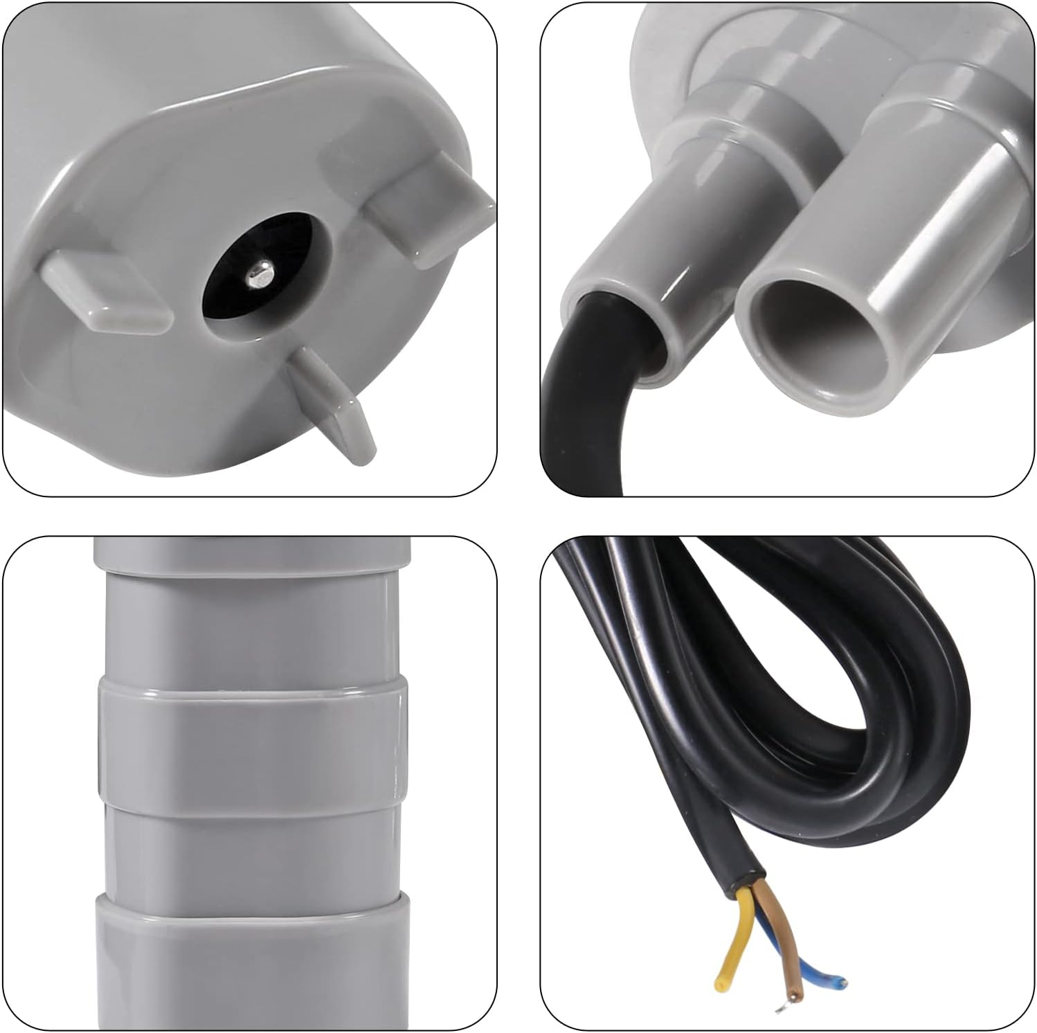 DIANN DC 12V Submersible Water Pump 840L/H High Flow Pumps Micro Water Pump with Tubing for Aquarium Fish Tank Fountain