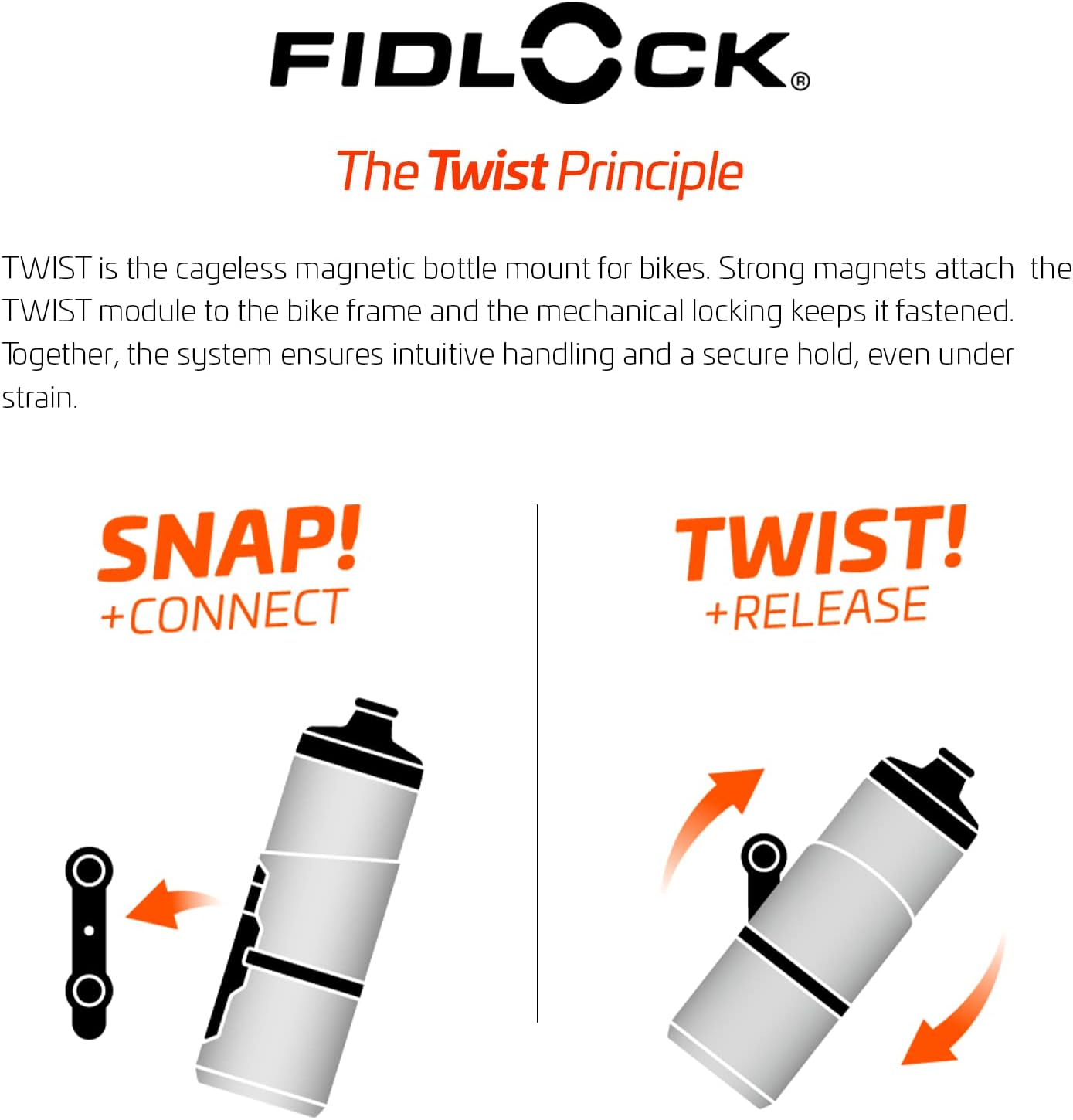 Fidlock Twist Bottle Holder Black image number 4