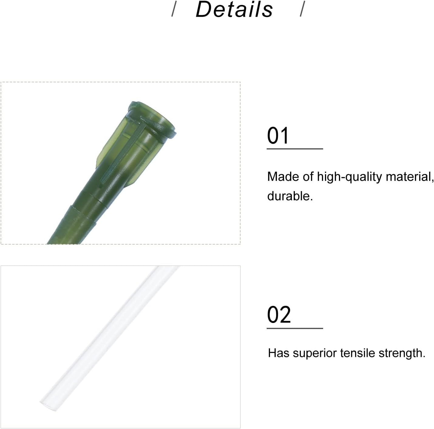 Levemolo Bird Feeding Soft Tubing 3Pcs Flexible 1.5-2.0Mm Hose for Parrot and Small Bird Hand-Feeding Lightweight Pet Feeding Tool for Nursery image number 4