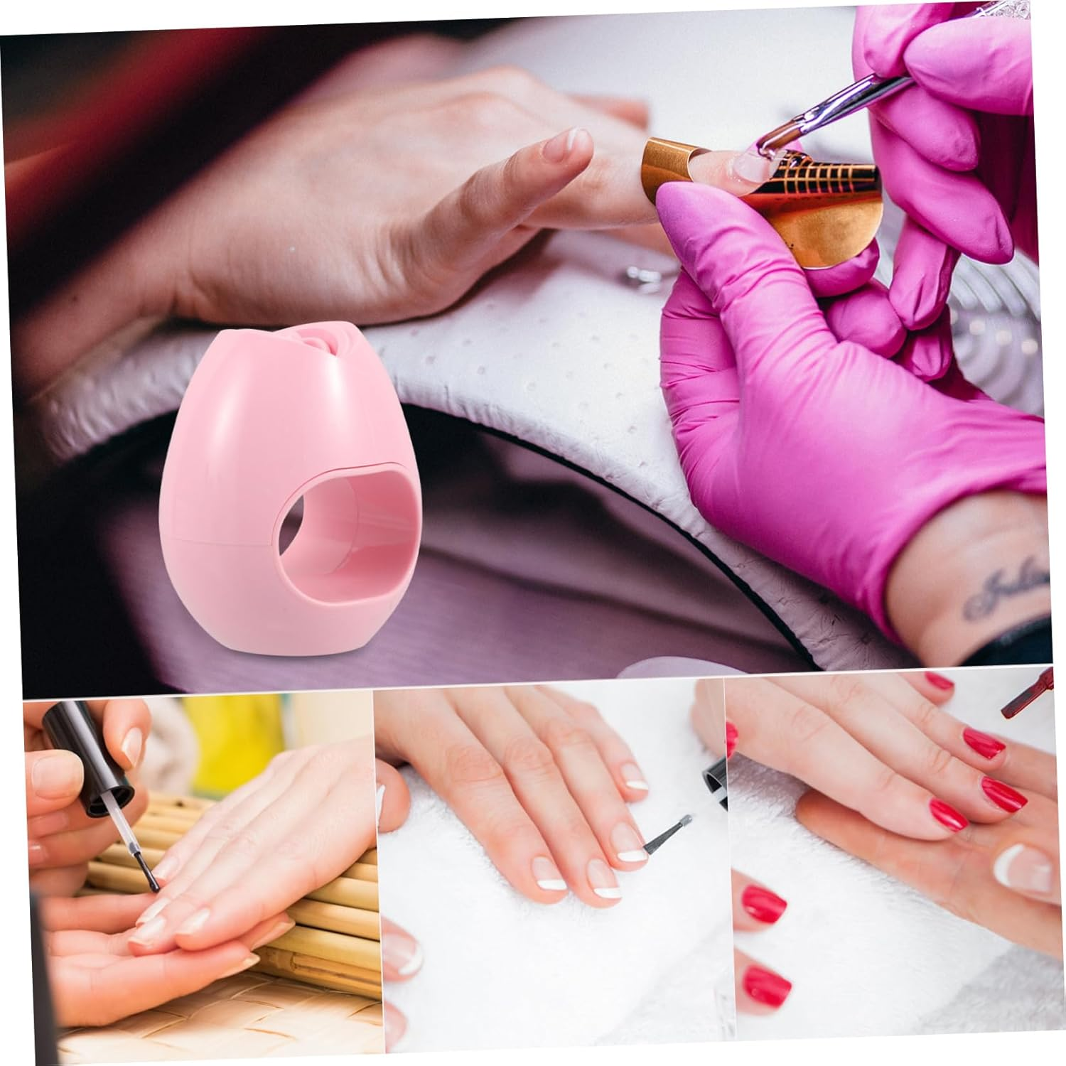 WEKADRIN Usb Portable Nail Dryer Mini Gel Nail Lamp for Single Finger Curing Stylish Design Convenient Usb Powered Manicure Accessory for Quick Drying image number 6