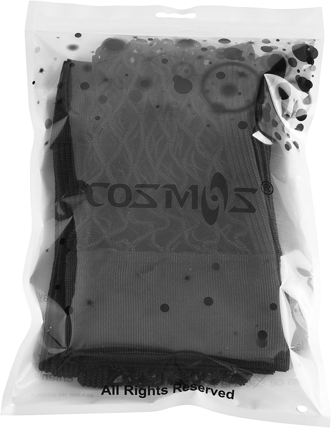 Cosmos Universal Mesh Cargo Net Wall Sticker Organizer Pouch Bag Storage Mesh Net for Car Trunk, Pack of 2 with Tape Stickers image number 6