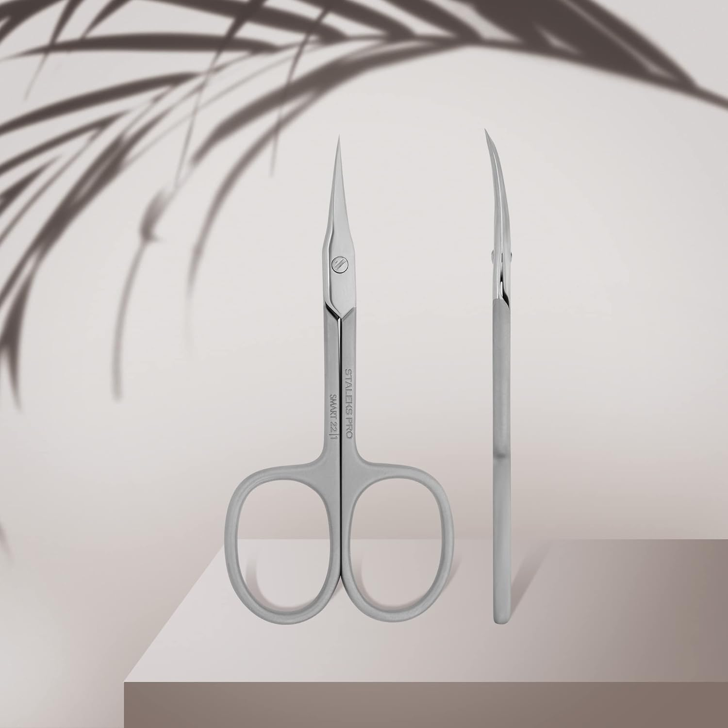 Staleks Pro Smart 22 Type 1 Cuticle Scissors ? Medium Straight Handles ? Slim Blades for Clean Cuticle Trimming image number 3