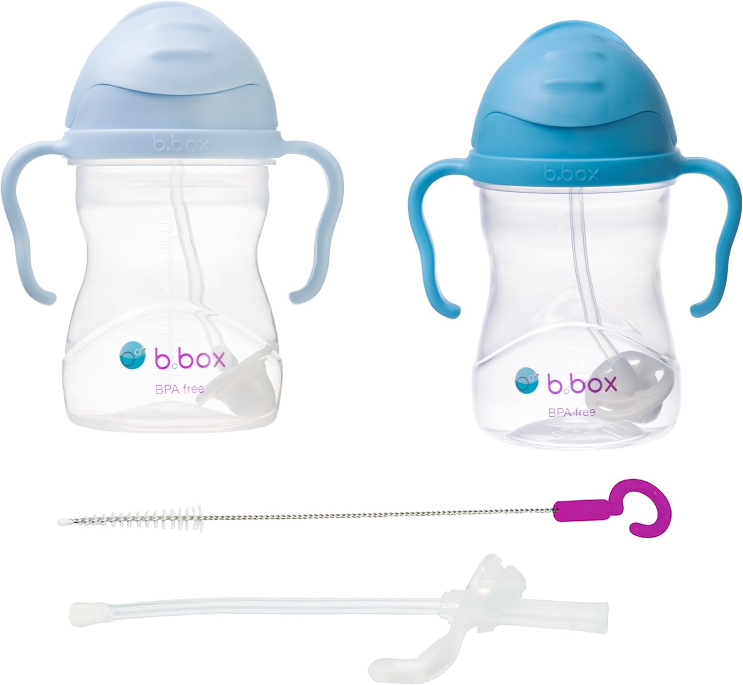 Sippy Cup 2 Peak + Replacement Straw Cleaner