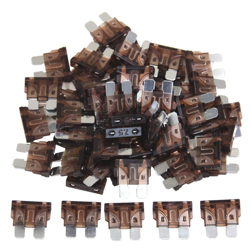 Fymusing 55Pcs 20 Amp Standard Blade Fuse, 20A Automotive Fuse for Car Truck