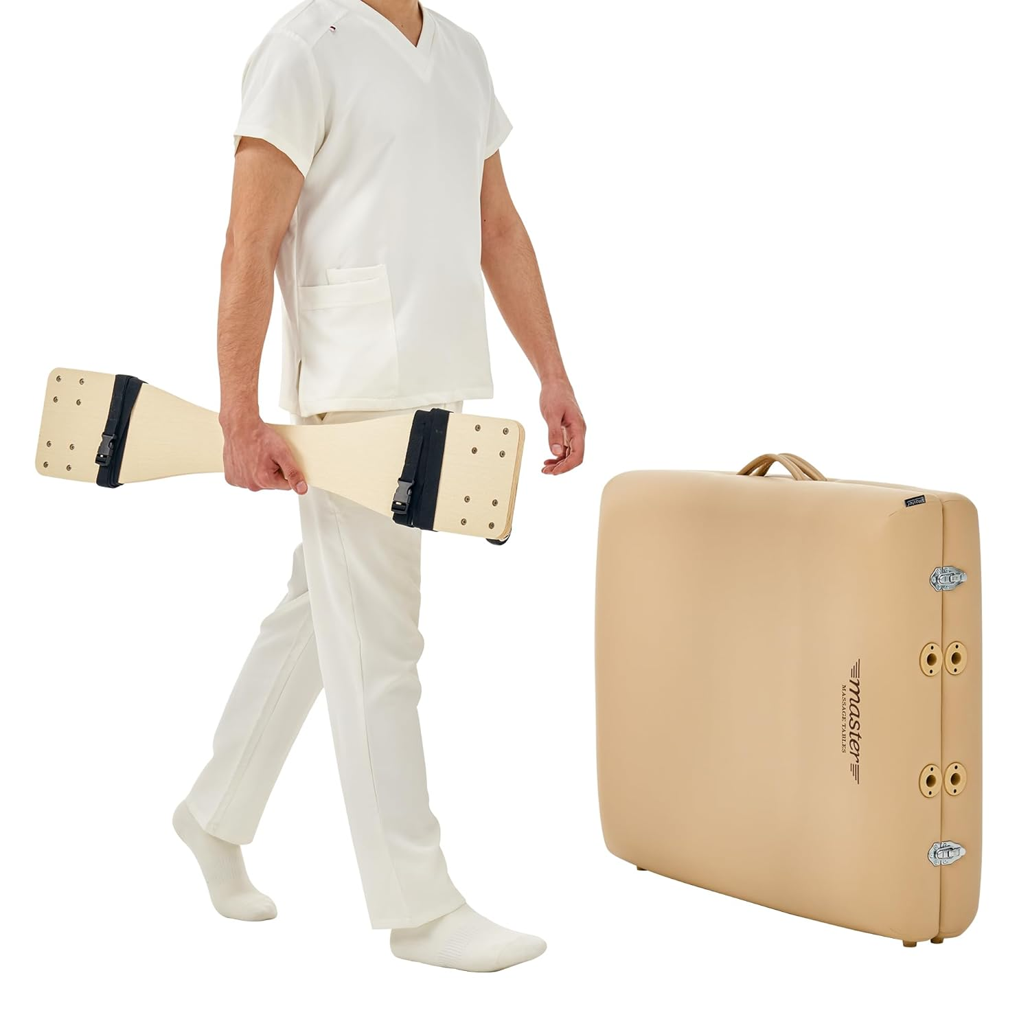 Master Massage Easygo Universal Travel Massage Table Rolling Table Cart image number 1