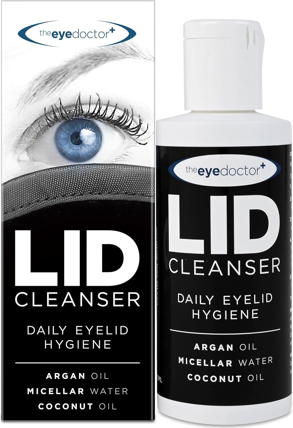 The Eye Doctor Lid Cleanser &ndash; Eyelid Cleanser to Remove Debris and Make up from Eyelids &ndash; Suitable for Sensitive Eyes &ndash; Contains Argan Oil Coconut Oil and Micellar Water 100Ml image number 2