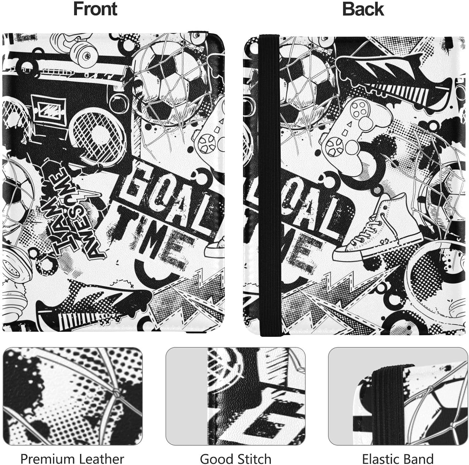 Sletend Passport Holder Passport Cover,Travel Document Organizer Holder Accessories Boy Girl Tpersonalized Passport Wallet, Color 04, One Size, Minimalist