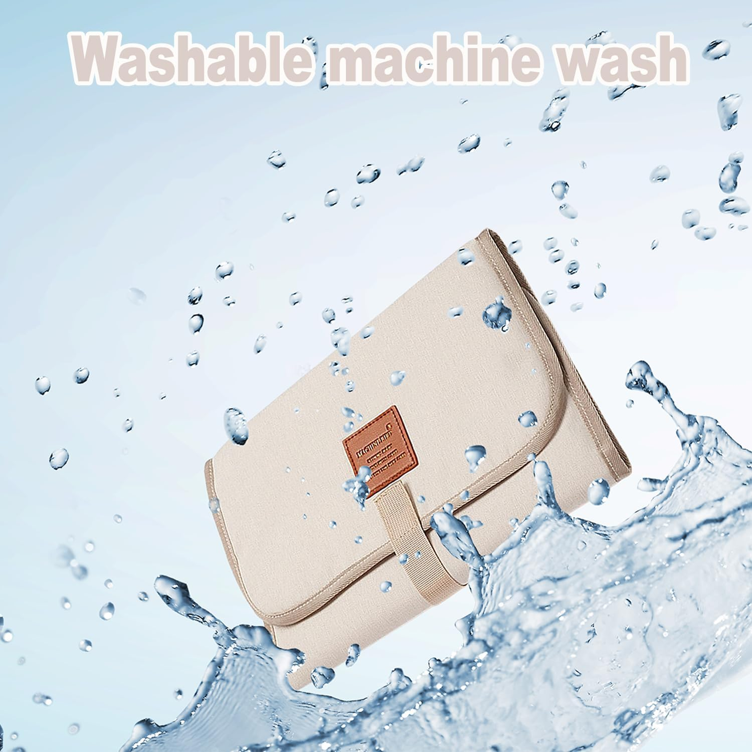 Wzenclave Changing Waterproof, Baby Pad for Foldable Travel, Portable Change Mat for Washable, Wipeable, Nappy Change Mat for Home Tra