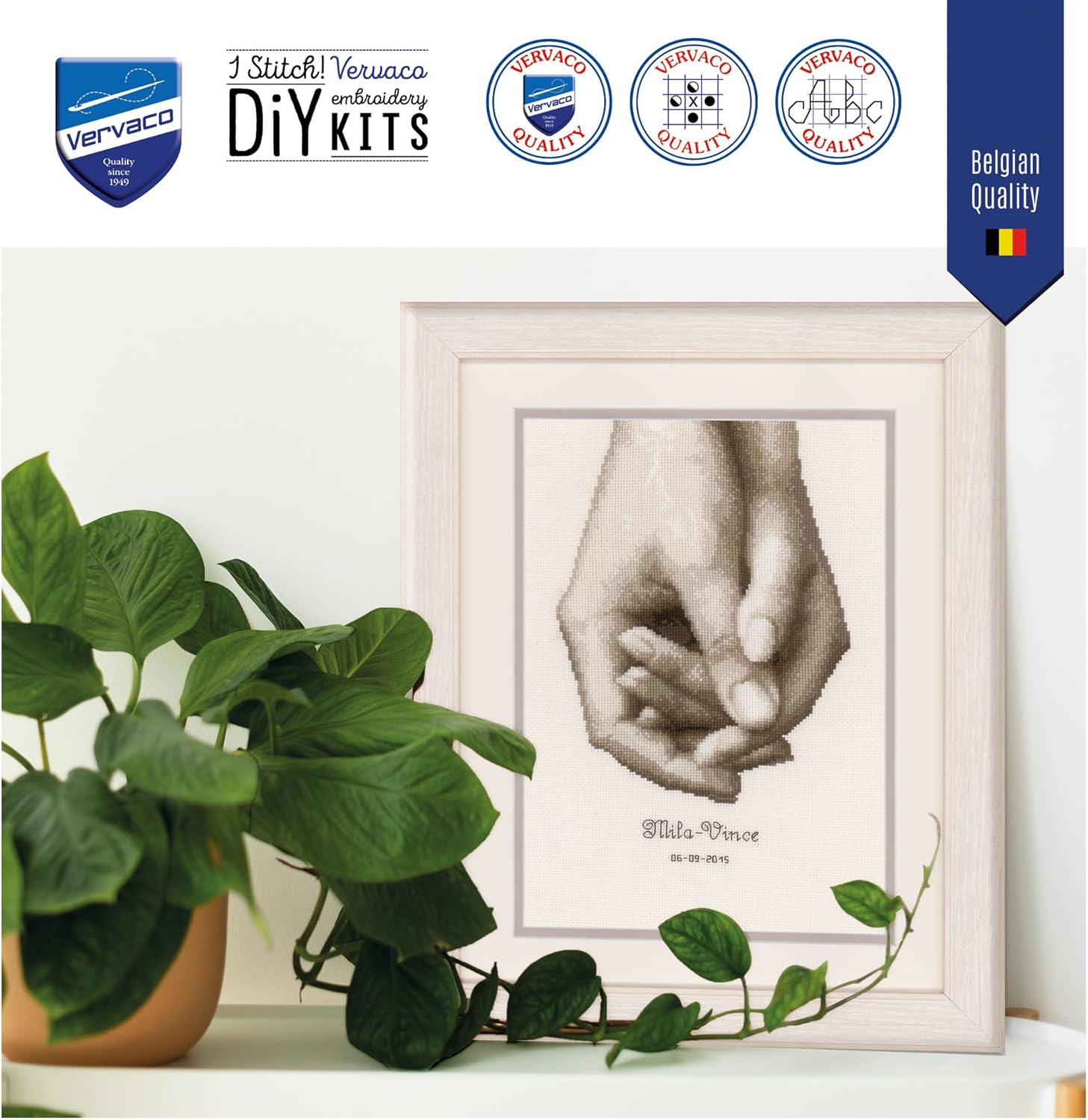 Vervaco Counted Cross Stitch KIT Hand AIDA