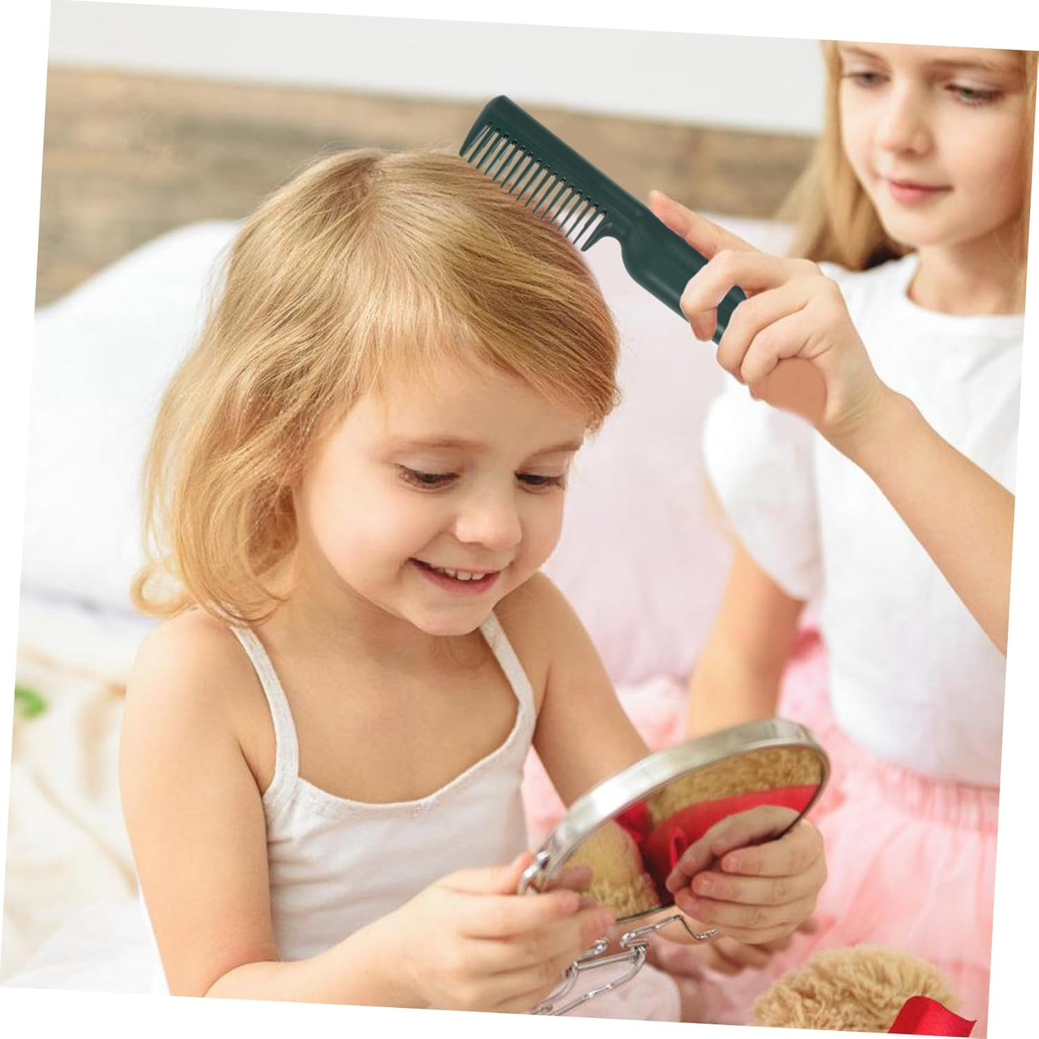 Healvian Electric Heating Comb Straight Hair Brush Ceramic Dry Wet Hair Styling Tool Portable image number 5