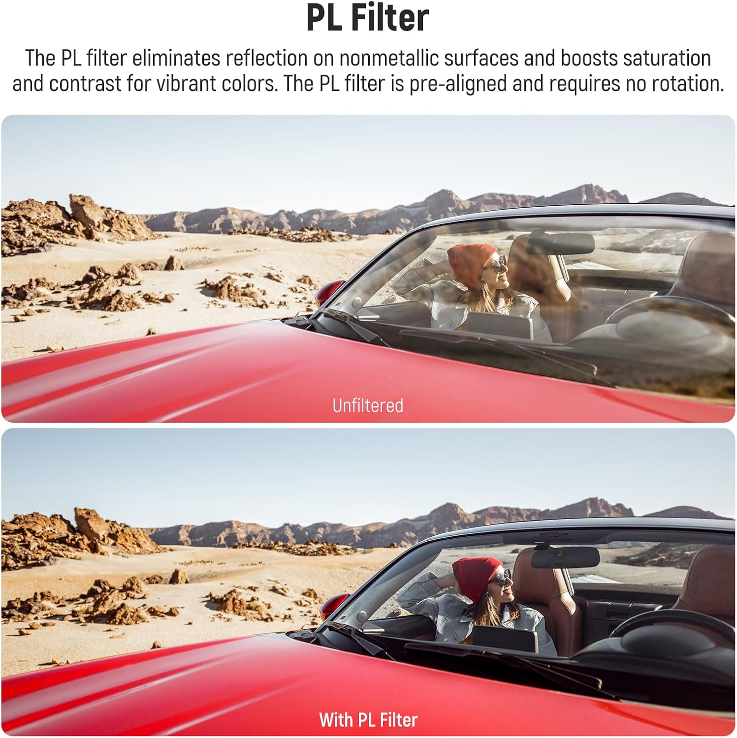 NEEWER ND Filter Set Compatible with DJI Flip Drone (6 Pack), ND8 ND16 ND32 ND64 ND256 CPL Snap on Multicoated HD Optical Glass Neutral Density Circular Polarizing Lens Filter Accessories Kit, FL-N48 image number 4