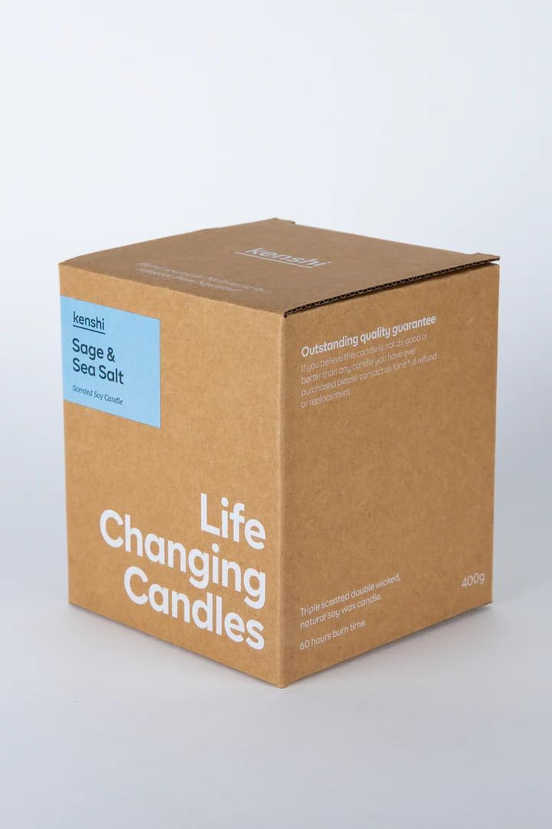 Kenshi Sage and Sea Salt Life Changing Candle 400 G image number 5