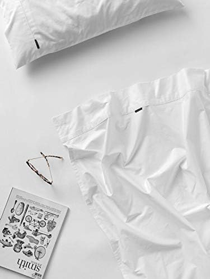 Linen House 500TC Cotton Sateen Sheet Set, King, Magnet