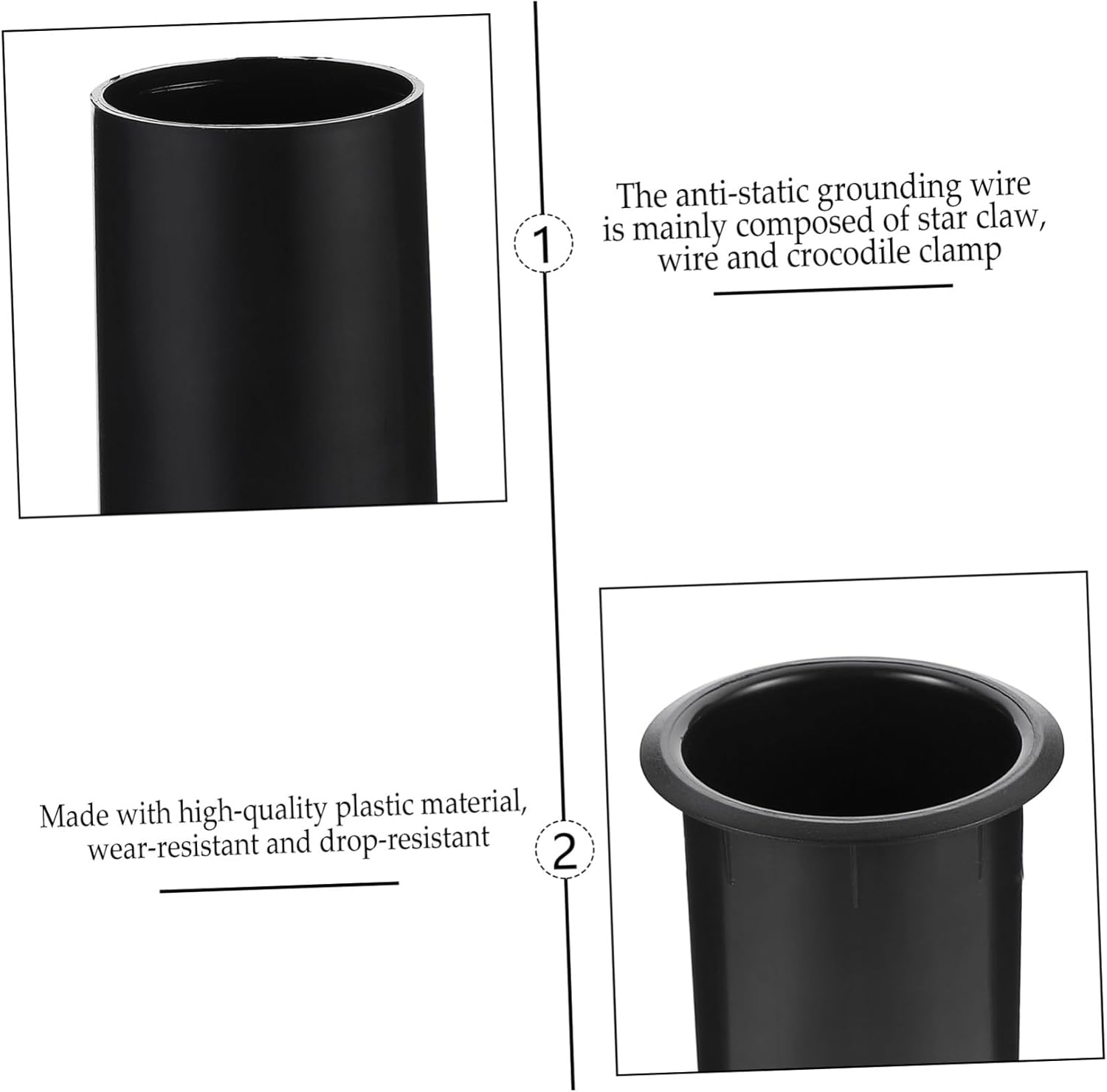 LRXIYODE 5 PCS Plastic Subwoofer Port Tubes for Speaker Bass Reflex Woofer Box Air Outlet Wear-Resistant Speaker Accessories for Enhanced Sound Quality image number 4