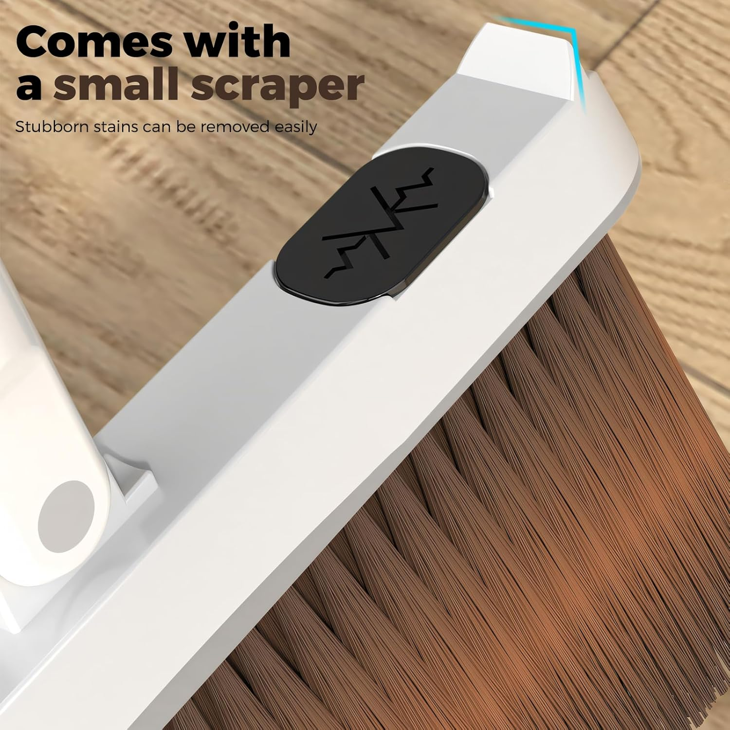 3 Pack Commercial Heavy Duty Broom and Dustpan with Comb Set, Perfect Dustpan and Brush Combination for Efficient Home Cleaning, Yellow and Blue image number 1