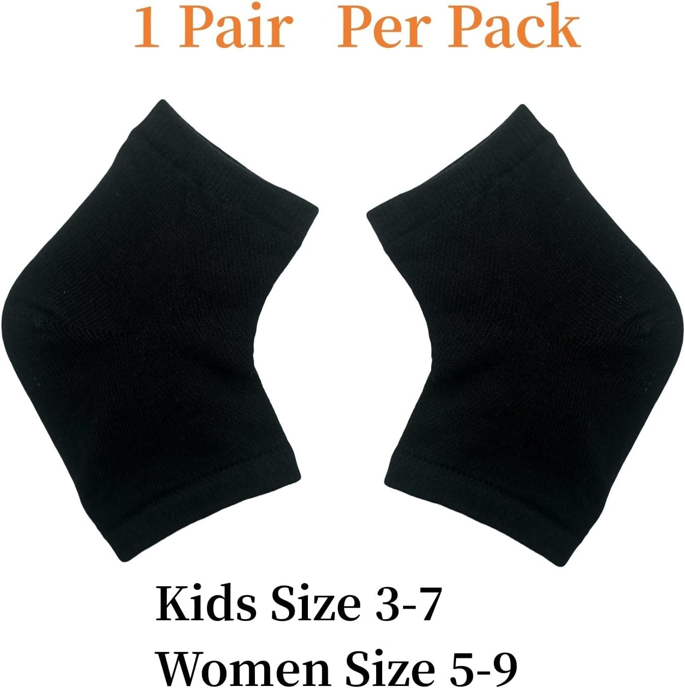 Gel Heel Sports Sock for Kids with Heel Disease Plantar Fasciitis Heel Pain Cracked Feet