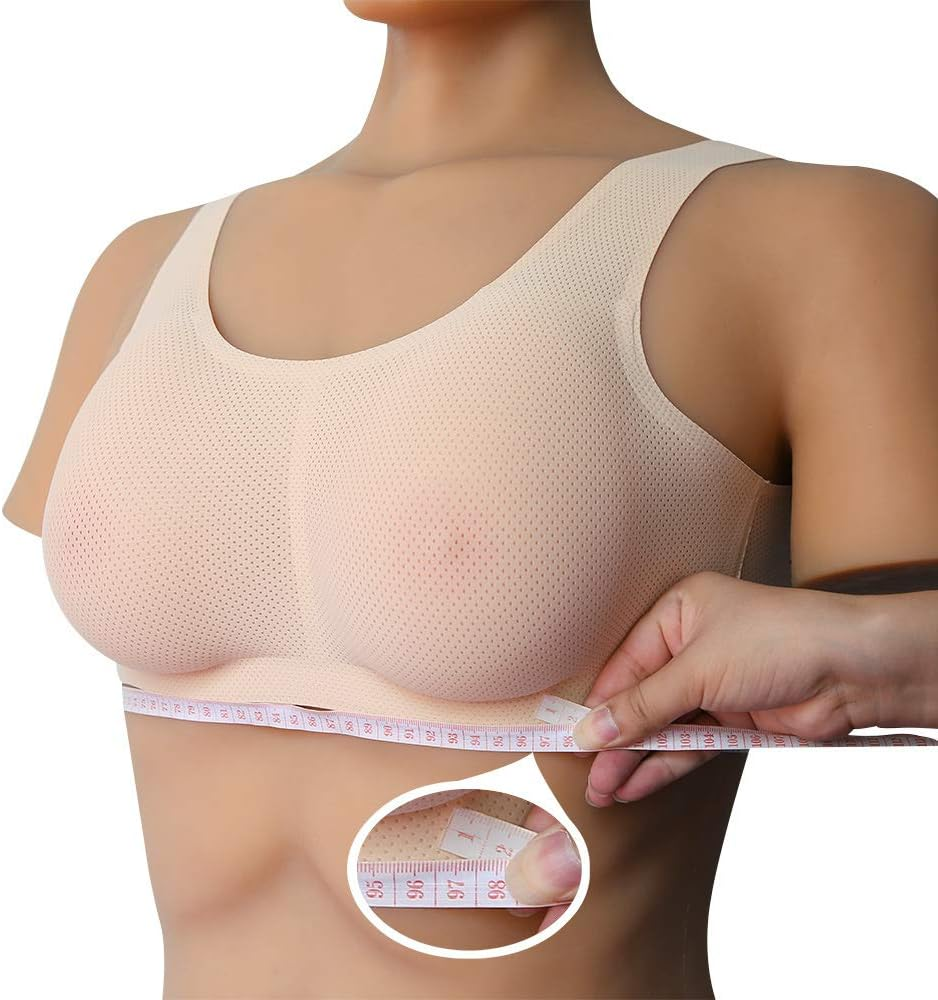 Silicone Breast Form Pocket Bra Mastectomy Bras for Mastectomy Prosthesis Crossdresser image number 6