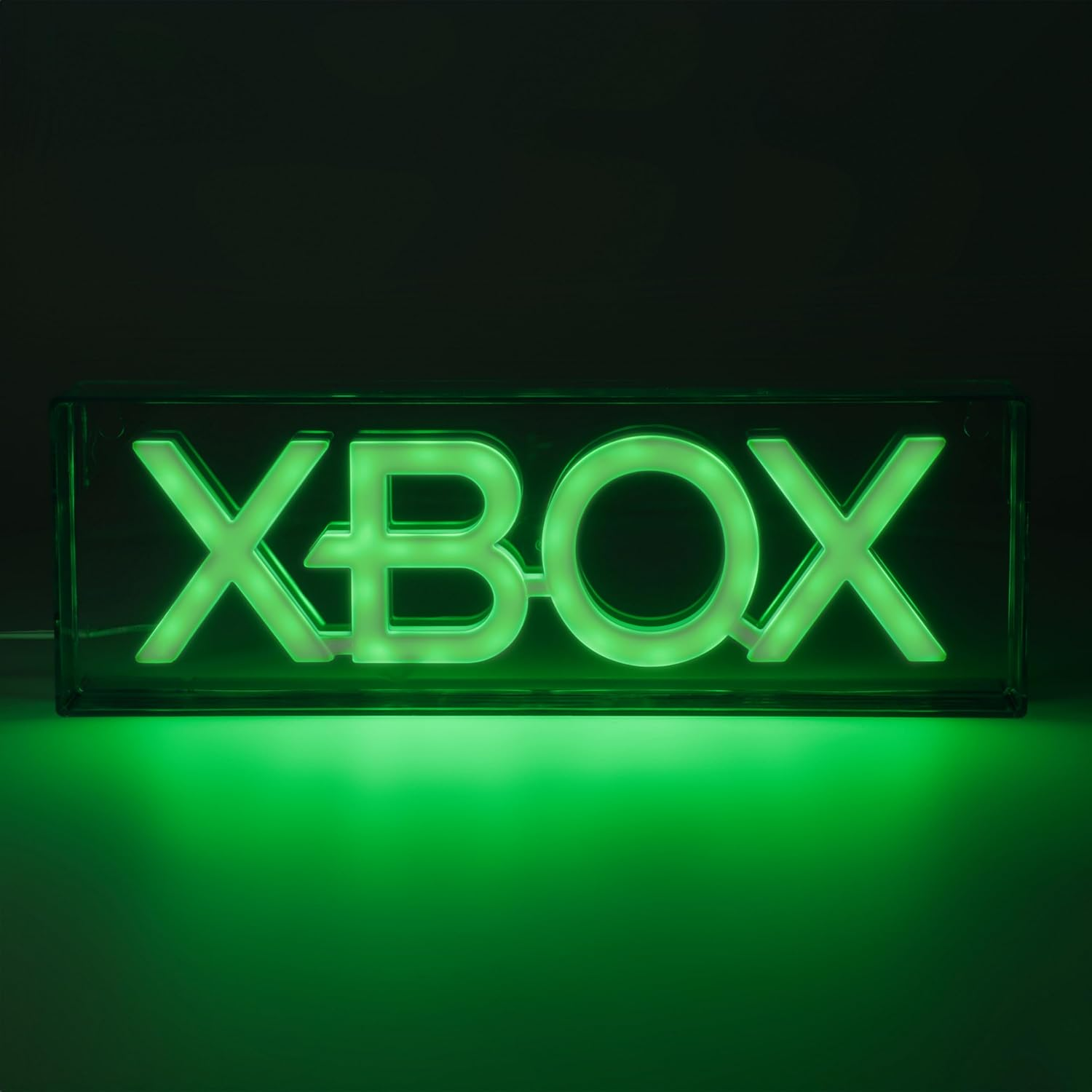 Xbox Logo LED Neon Light - Officially Licensed Free Standing or Wall Mountable Light Sign - Game Room Accessories & Decor for Gamers | Paladone image number 1