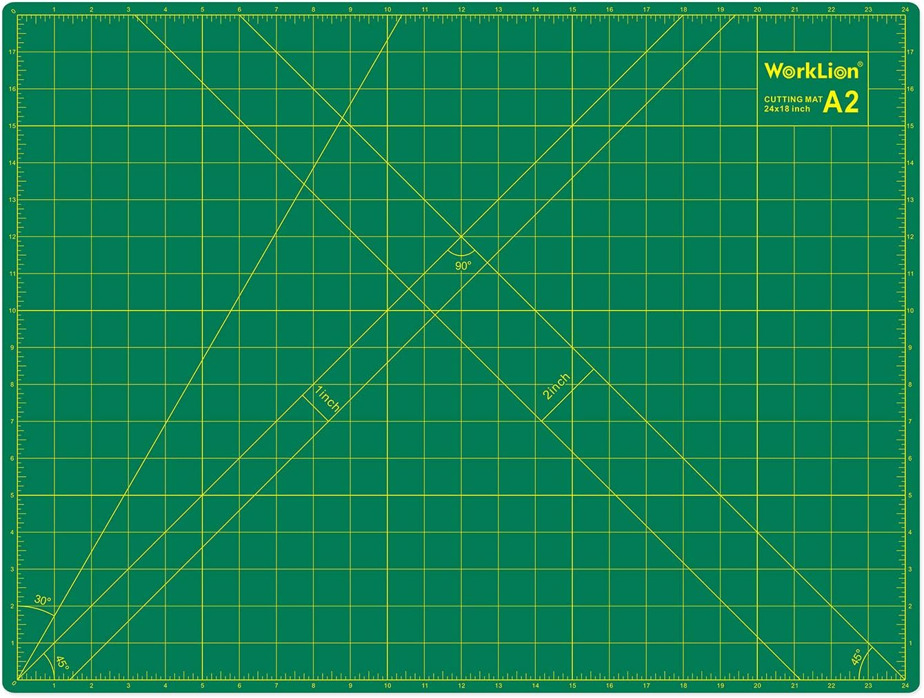 WORKLION 18'' X 24'' Large Self Healing PVC Cutting Mat, Double Sided, Gridded Rotary Cutting Board for Craft, Fabric, Quilting, Sewing, Scrapbooking - Art Project image number 5