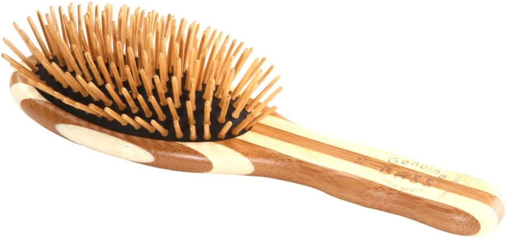 BASS BRUSHES Bamboo Wood Hair Brush Small Oval