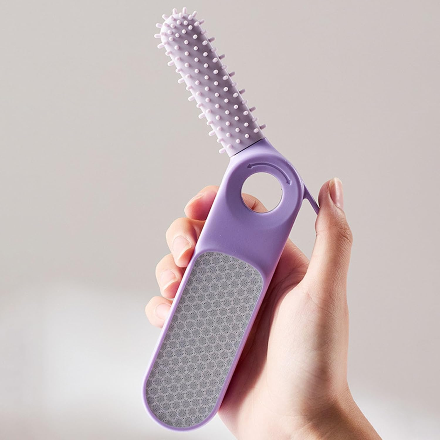 Foot Callus Remover | Pedicure Grinder Tool | Multipurpose Dead Skin Callus Remover for Daily Maintenance Pedicure Spa Travel Home Adults Seniors - Purple image number 5