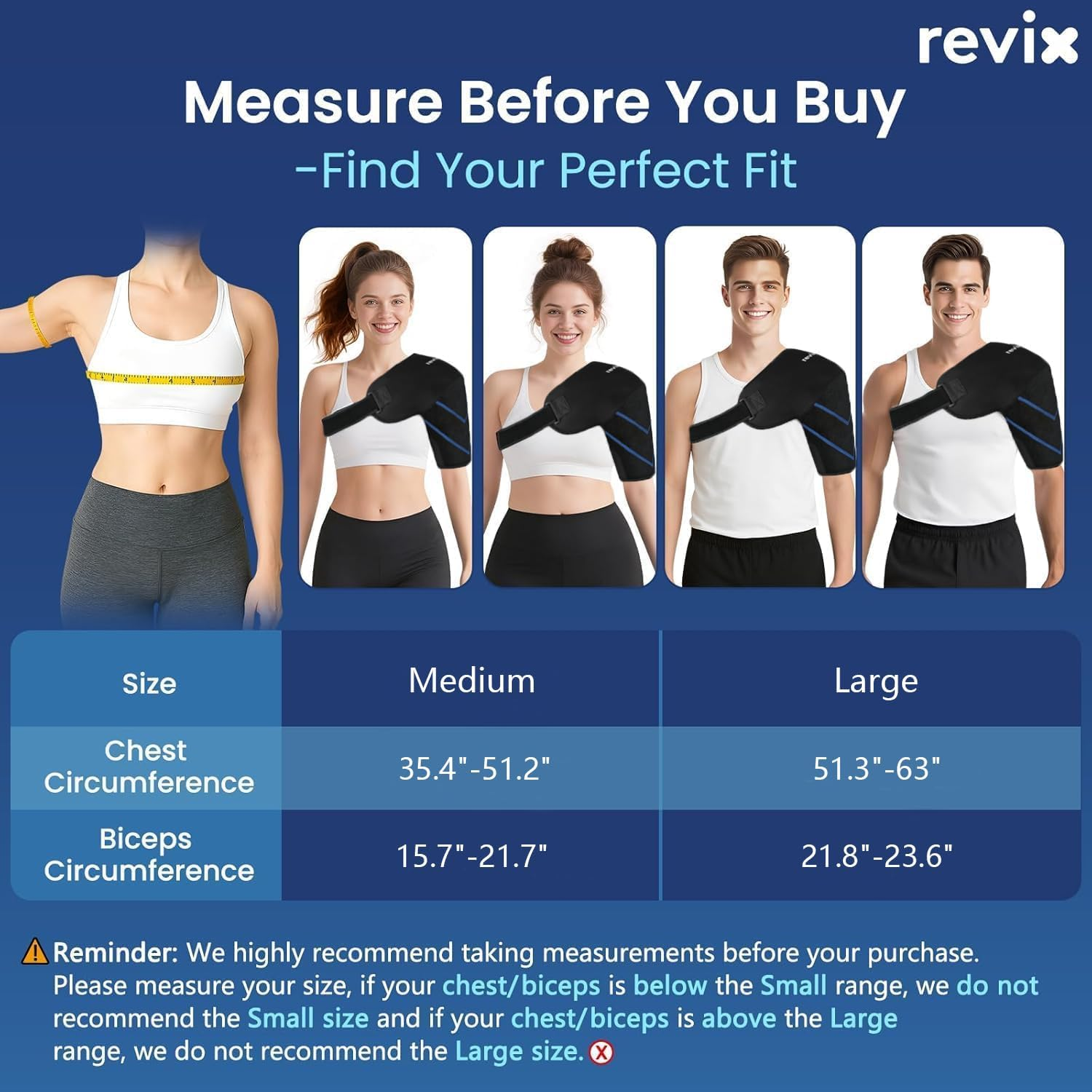 REVIX Shoulder Ice Pack Wrap, 2 Gel Packs+1 Shoulder Brace for Rotator Cuff and Arm, Reusable Gel Cold Therapy Wrap for Discomfort Relief & Muscle Relaxation, Easy to Wear & Remove image number 6