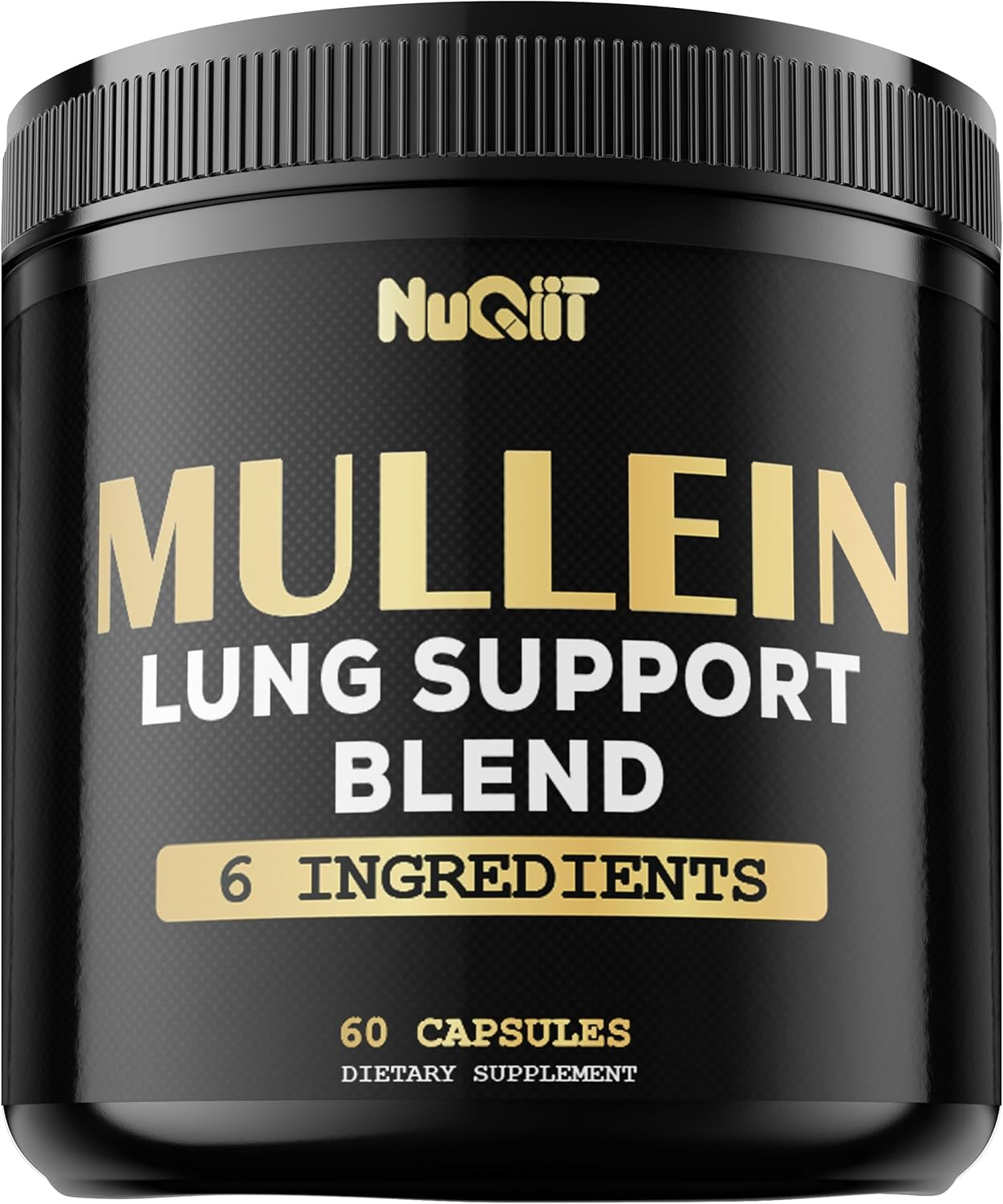 1000Mg Mullein Leaf Capsules with Cordyceps Sinensis, Bromelain, and More - Support Respiratory Health, Immune System & Body Balance - 60 Vegan Capsules image number 1