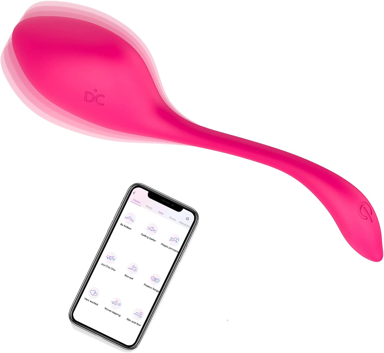 Pink Magnetic Women'S Toys Waterproof Rechargeable Washable Pleasure Toy for Couples image number 4