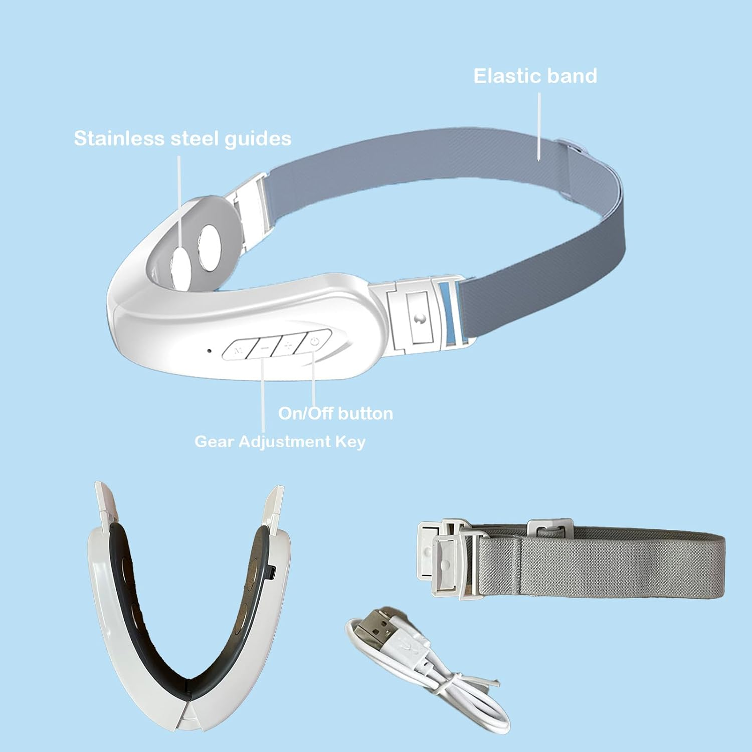 Electric V Face Machine, Double Chin Reducer with 6 Modes Shaping Massager, Facial Slimming Anti-Wrinkle Massager to Lighten Face Lines image number 1