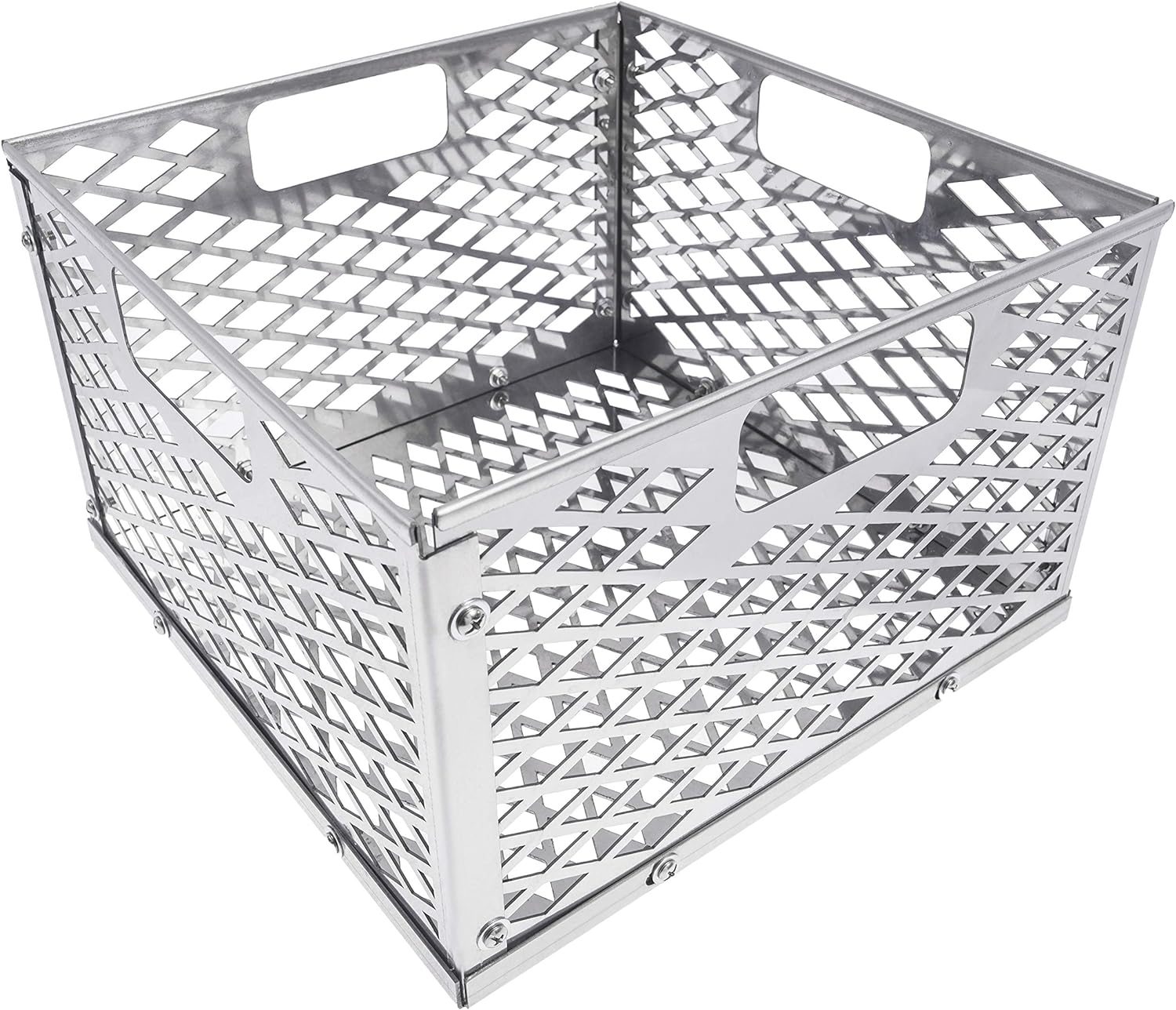 Broilmann Charcoal Firebox Basket for Oklahoma Joe'S Highland Bandera Longhorn. Fits Most Offset Smoker Grill, Stainless Steel, 12 X 12 X 7.5 Inches