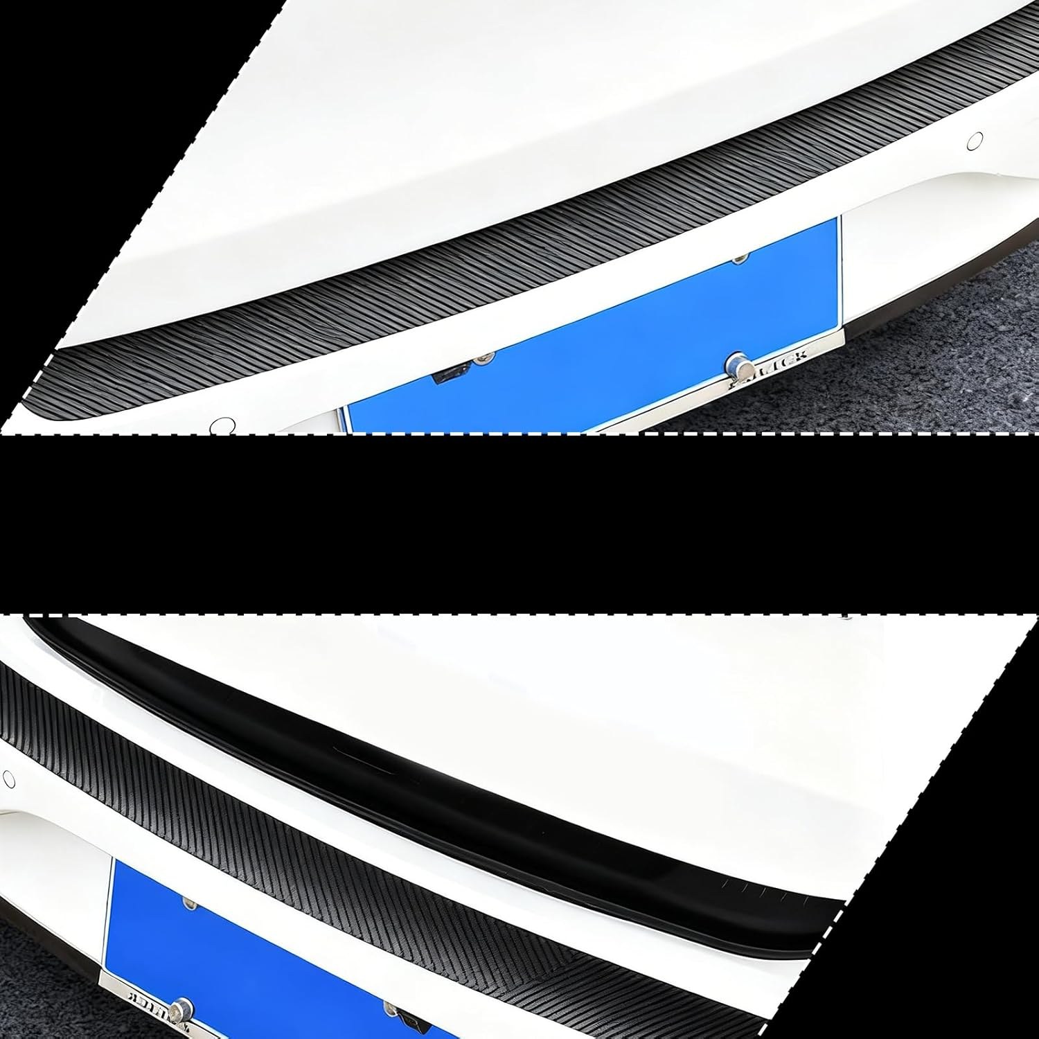 Car Boot Protector for Subaru Forester Accessories, Universal Rubber Scratch Resistant Car Door Entry Guard Trim Cover, Trunk Sill Protector Fit for Cars Suvs (35X2.76 Inch, Black)