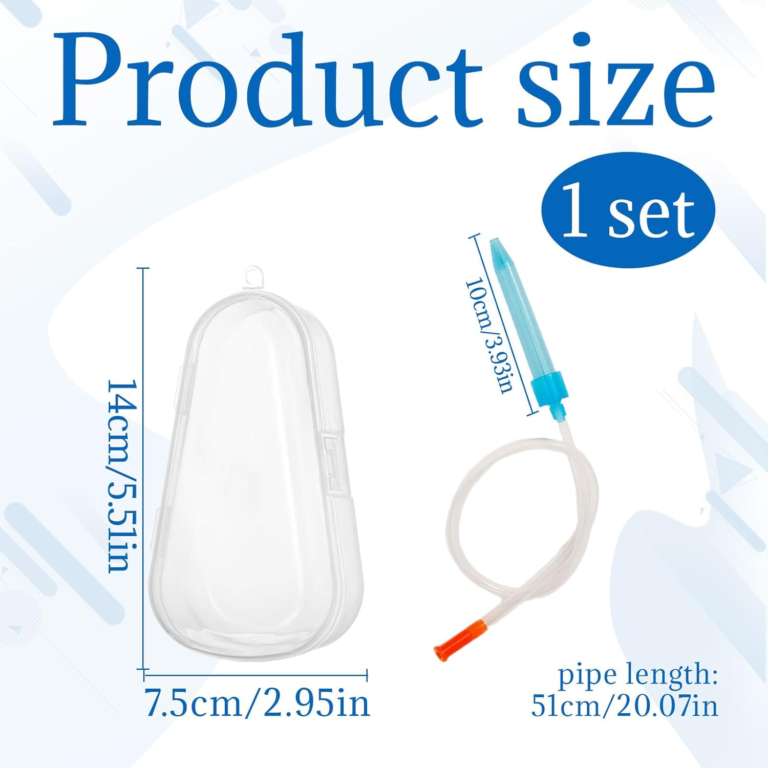 Baby Nasal Aspirator, Baby Snot Sucker, Baby Nose Sucker, Nose Congestion Relief, Nasal Suction Device with Travel Box, Cleaner with Hygiene Filters, Nose Cleaning Aspirator with Tweezers image number 4