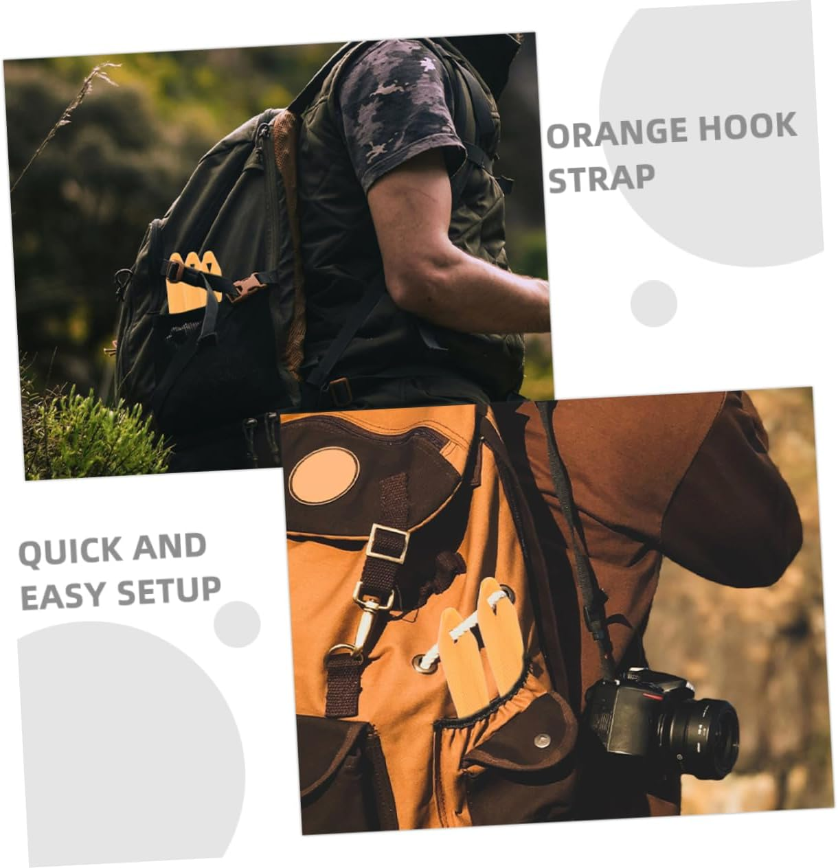 JUMPLAWN 8Pcs Motorcycle Tie down Straps Nylon Cargo Straps Self Ratcheting Secure Luggage for Atvs Motorcycles image number 4