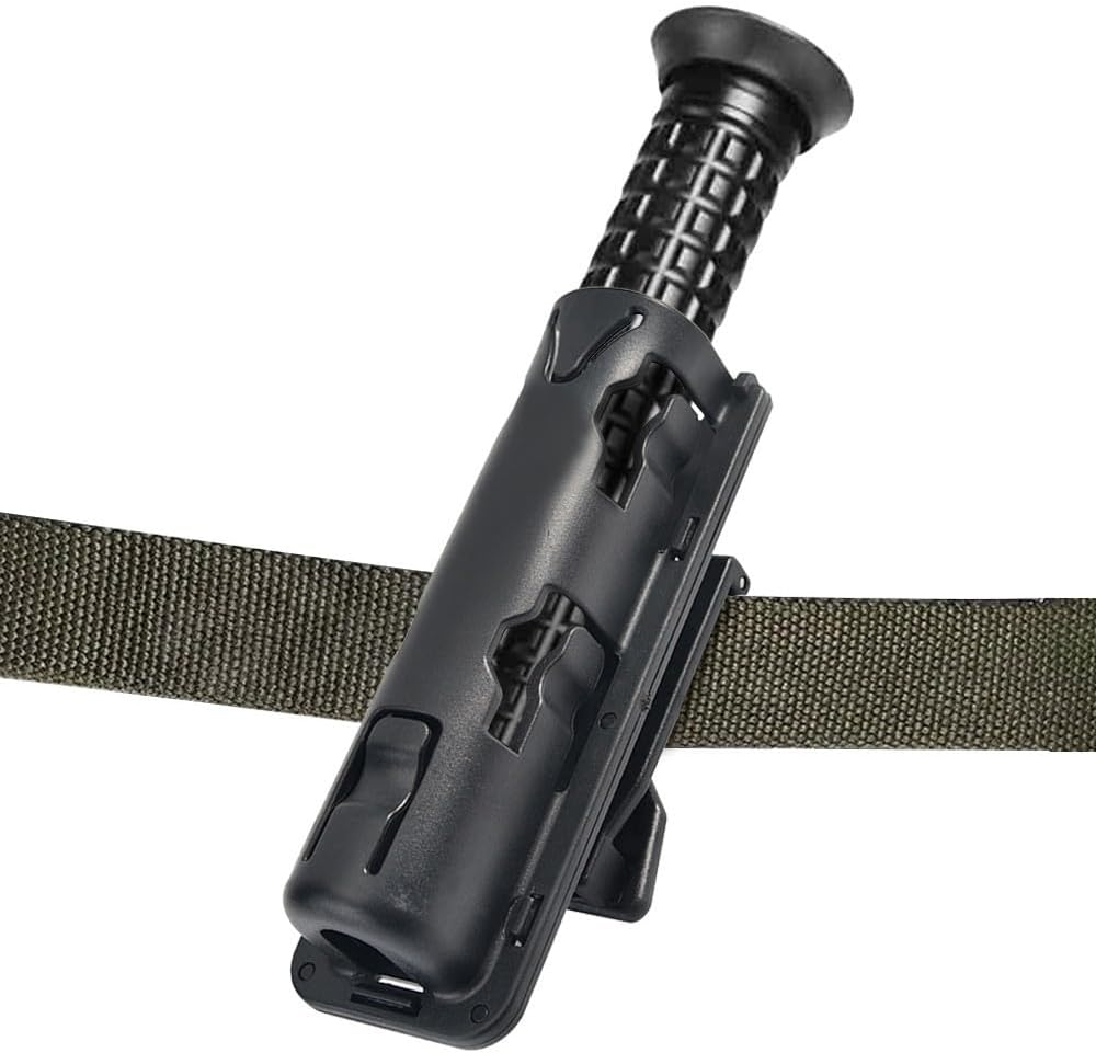 Baton Holder, Adjustable Baton Pouch 360&deg; Rotationtactical Quick Dial Stick Pouch with Clip for Telescopic Batons image number 3