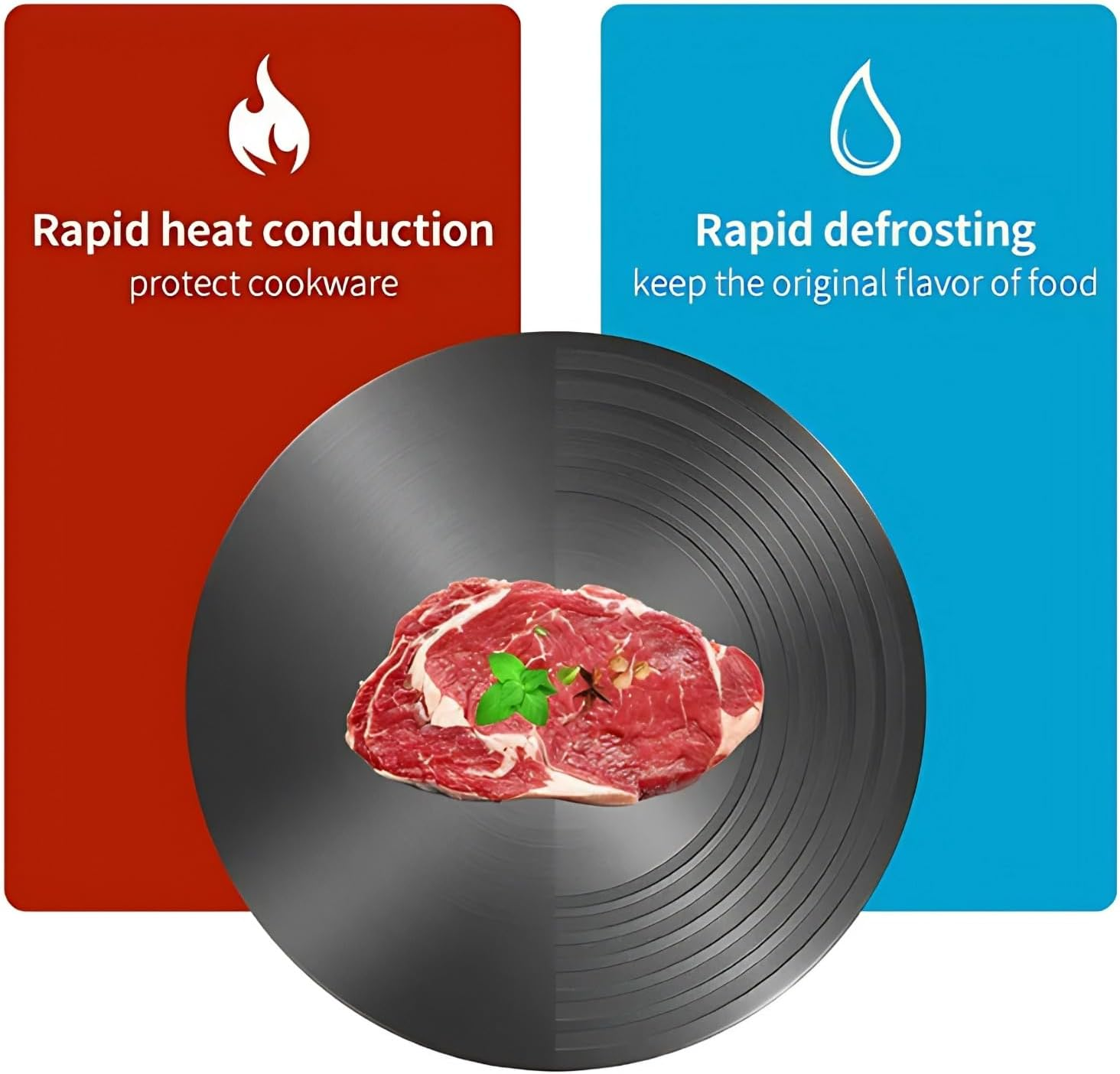 Heat Diffuser Plate Simmer Plate for Gas Stove Enhanced Heat Conduction Ware Heat Tamer,Energy Saving and Heat Preservation Ceramic Finish Heat, for Gas Stove Cookware Accessories image number 6