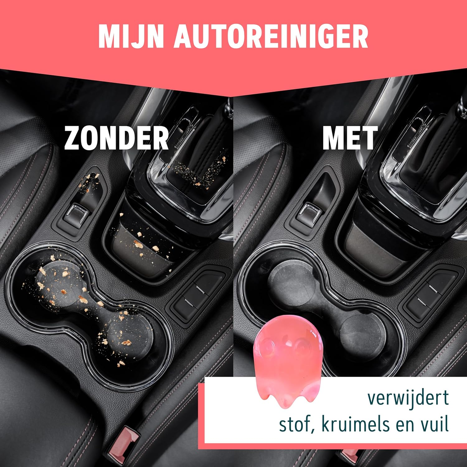 Sauberkugel&reg; Saubergeist &ndash; Effective Car Interior Cleaner against Dust and Dirt Even in Smallest Spaces &ndash; Reusable, Antibacterial and Washable &ndash; Made in Germany image number 6