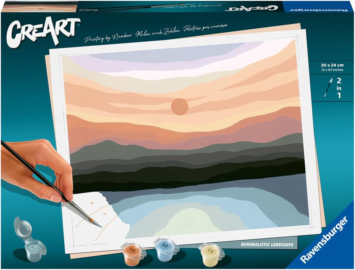 Ravensburger Malen Nach Zahlen 23515 - Minimalistic Landscape - Ab 12 Jahren image number 6