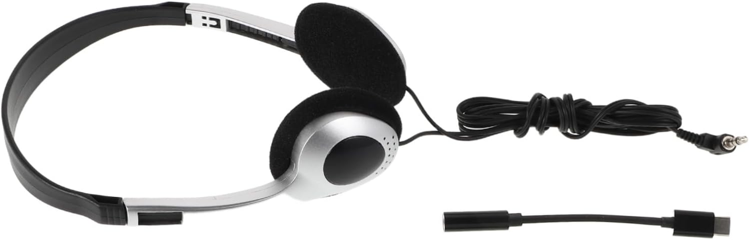 UKCOCO Retro Headphones for Phone Calls and Gaming Wired Design USB C Adapter Lightweight and Comfortable for Classroom Travel Use image number 6