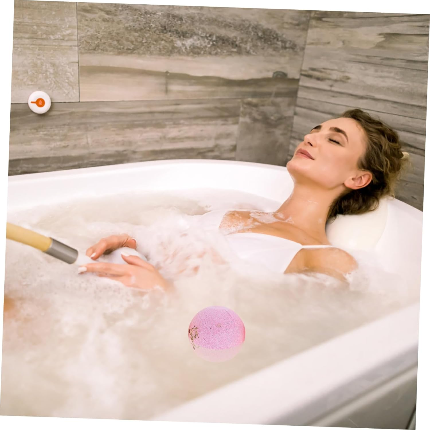 Beatifufu 9Pcs Essential Oil Set 60G Fragrant Bubble Balls for Spa Relaxation Moisturizing Bath Accessories Women and Boys and Girls image number 4